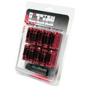 33002r Muteki Wheel Mate Monster Locking Lug Nut Set Of 4 - 14x1.50 Red