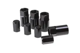 45930b Muteki Wheel Mate Aluminum Tpms Valve Stem Cover - Black Anodize