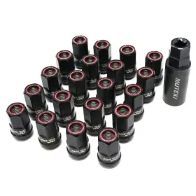 Mut-hr3805br Muteki Hr38 Hyper Race 38mm Open End Lug Kit - Black / Red Ring 12x1.25