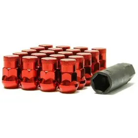 32925rp Muteki Sr35 Closed End Lugs With Locks 12x1.25 Set/20 Red