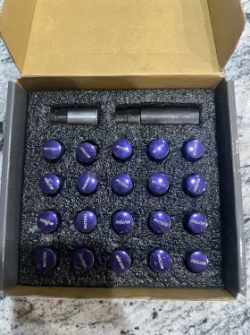 32926lp Muteki Sr35 Lock Wheels Lug Nuts 12x1.5 M12 1.5 Acorn Rims Close End 20 Purple H