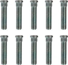 10350 Muzzys Set Of Ten Studs 1/2 Inch Longer Than Stock Wheel Stud Lug Bolt Fits