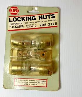 735-2175 Napa Set Of 4 Vgt Chrome Acorn Locks 12mm X 1.5mm Rh Lug Nuts #735-2175 New