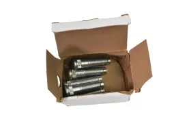 641-2156 Napa Solutions Serrated Stud 1/2-20 Silver Steel 5pc New Open Box