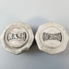 1920 Nash 2 Vintage 1920s Motor Car Wheel Axle Hub Nut Caps Dust Grease Covers Lot
