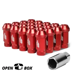 Npm64237 Newpoint Motor Open Box J2 Engineering 7075 M12 X 1.25 25mm Od/50mm 20x Lug Nut Key Red