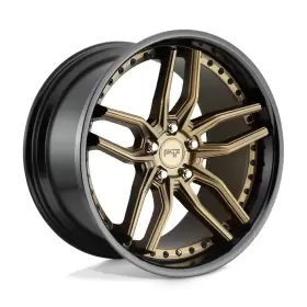 M195200521 Niche 35 M195 Methos Black With Bronze Face 20x10.5 5x120.65 Wheel Single Rim