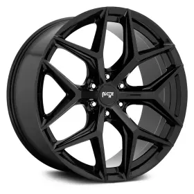M231229594 Niche 30 M231 Suv Vice Wheels 22x9.5 6x120.65 67.06 Black Rims Set Of 4