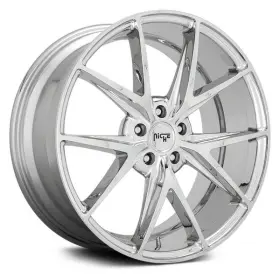 M248209090 Niche 18 M248 Misano Wheels 20x9 5x114.3 71.5 Chrome Rims Set Of 4