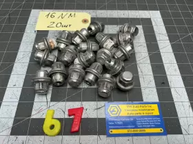40224-jk00a Nissan 09-23 Wheel Lug Nut Bolts Set Of 20 Oem