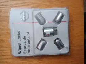 99998-a7003 Nissan Genuine Oem Infiniti Security Wheel Lock Lug Nut Set