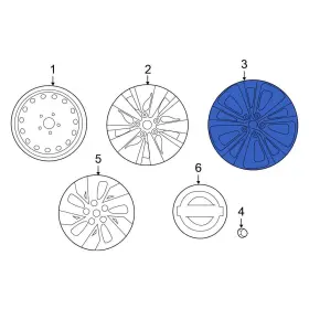 403006am4c Nissan Oe For Altima 2022 Wheel