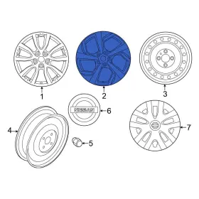 D0c0mhv05a Nissan Oe For Rogue Sport 2020-2022 Wheel
