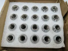 Npauto 725766985216 Chrome Wheel Lug Nuts 12x1.5 Bulge Acorn Conical Seat - 19mm Hex 20-pack