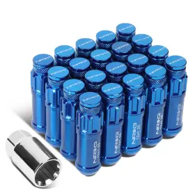 Dpt-nrglnls710bl21 Nrg Innovations Ln-ls710bl-21 M12x1.25 20pcs 6.3cm Close-end Lug Nut Cap Key