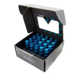 Ln-ls700bl-21 Nrg 700 Series M12 X 1.5 Steel Lug Nut With Dust Cap Cover Set 21 Pc Locks &
