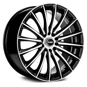 Ns180118802r Ns Series 38bmf Ns1801 Wheels 18x8 38 5x112 73.1 Black Rims Set Of 4