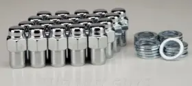 Nn-107 Num Nutz 20 Lug Nuts 12x1.25 Chrome Mag Wheel .85 Inch 13/165 Hex Shank