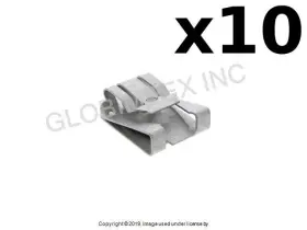 001-10-18280 O.e.m. Porsche 2010-2016 Speed Nut 4.8 Mm For Underbody Lining 10 Pcs O.e.m