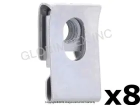 999-507-073-00 O.e.m. For Porsche 1978-1998 Exhaust System Hanger Nut 6 Mm Captive 8 O.e.m