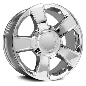 9472292 Oe Wheels For Chevy Silverado 1500 99-17 Alloy Factory Wheel 5-spoke Chrome 20x8.5