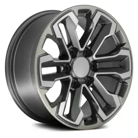 9511409 Oe Wheels For Chevy K2500 88-92 Alloy Factory Wheel 6 Double-spoke Satin Gunmetal