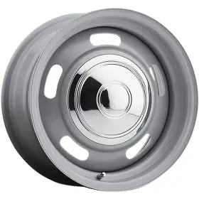 154732p Oer For Chevy K10 75-78 Classic Rally Argent Silver 15x8 Steel Factory Wheel