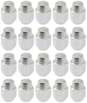 1012j Oer Authorized 1964-73 Mustang Acorn Wheel Lug Nut Chrome 1/2 Inch - 20 1-1/4 Tall Oe Style