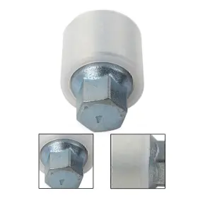 Onegogogo 550752909774 1 Pcs New Locking Wheel Nut Key Bolt Letter F For Audi Chrome-molybdenum Steel