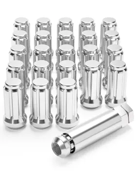 M14x1.5 Orion Motor Tech 6cjd-6s Spline Lug Nuts With Cone Seat Chrome Plated Wheel Compatible