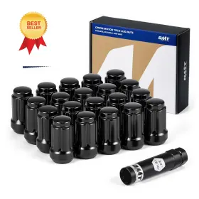 Mpnlnse03b50 Orion Motor Tech M12x1.25 Spline Lug Nuts With Cone Seat Black