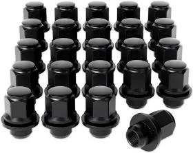 Nutty-0600 Orion Motor Tech M12x1.5 Lug Nut Set Black 12x1.5mm Wheel