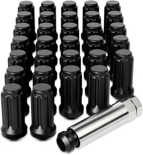 Omtnut8005 Orion Motor Tech 9/16-18 Wheel Lug Nuts 32 Pack Black 9/16 X