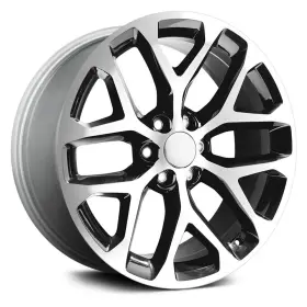 177bm-295824 Performance Replicas 177 Wheels 20x9 24 6x139.7 78.1 Black Rims Set Of 4