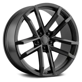 208gb-2111243 Performance Replicas 208 Wheels 20x11 43 5x120.65 67.06 Black Rims Set Of 4