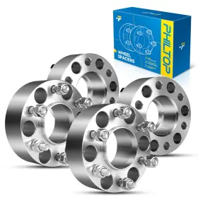 6032wsa2020us Philtop 4pcs Silver 78.1mm Wheel Spacers For Trailblazer Envoy Rainier