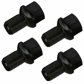 Kt-1626 Pirate Mfg Road Wheel Bolt Black 14 X 1.5mm 19mm Head Set Of 4 - Compatible With Vw La