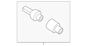 Wht-010-068-a Porsche Genuine Wheel Lock Set