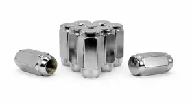 Pl.3002 Prime Lugs 10 Pack 7/16 Inch -20 Chrome Duplex Long Acorn Lug Nuts 22mm 7/8 Hex 1.88 Xl Tall