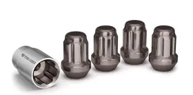 Pl.40700spbt Prime Lugs 4 Pack Pearl Black 12x1.5 Thread Size Acorn Wheel Lock Random Pattern