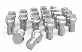 Pl.84k556-19s.841156-19s Prime Lugs 20 Pack 14x1.5 Short Head Lug Bolts 19mm Shank For Euro Wheel Adapters 17mm Hex