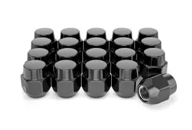 Pl.wn-141-bk Prime Lugs 20 Pack M12x1.50 Black Factory Style Lug Nuts For Select Hyundai Kia Mazda 13/16