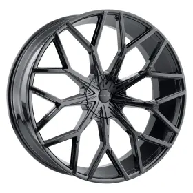 Pl9-1880d35fgb Prive Lux Pl9 Wheel 18x8 35 5x100 72.56 Black Single Rim