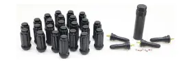 Pxa16104b Pro Comp New 24-piece M14x2.0 Ht Spline Lug Nut Kit With Valve Stems