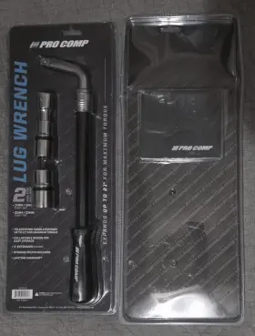 Pxa2000lw Pro Comp New/sealed 2 Lug Wrench With 4 Sockets For Deep Dish Wheels