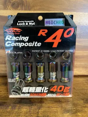 Kickrc11n Project Kics R40 16 4 Piece Neo Chrome 12x1.50 Lug Nuts