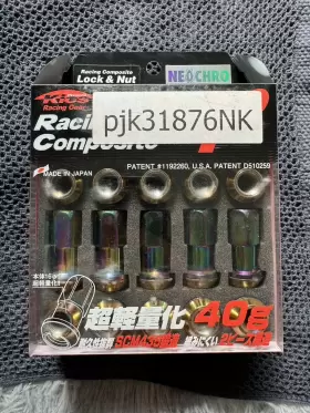 Krc11n Project Kics 12x1.50 R40 Lug Nuts - Neo Chrome 16 4 Locks