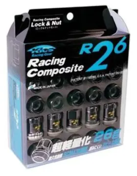 Pjk32876 Project Kics 12x1.50 Black R26 Lug Nuts - 16 4