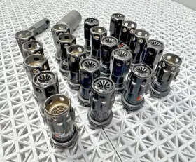 Projectkicsr4012x1.5 Project Kics Genuine R40 Iconix Lug Nuts 12x1.5 20pc Locks For Honda Acura Rays