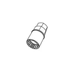 Wa751124 Project Kics Spare Lock Key For Leggdura Racing Shell Type Lugs Num 1124